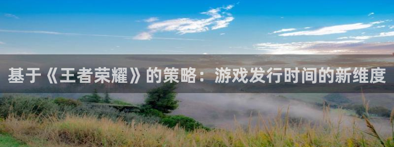 杏耀子最好看的小说：基于《王者荣耀》的策略：游戏发行时间的新维度